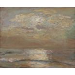Attributed to David Murray (1849-1933) Seascape, unsigned oil on board, 40cm x 34cm. Provenance: The