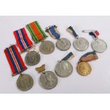 Medals, to include World War II Defence and War medals, coronation medals, (qty)