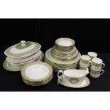 Royal Doulton Sonnet porcelain service, H5012, to include dinner plates, side plates, dessert plate,