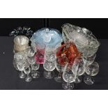Collection of art glass, together with further glasses, (qty)