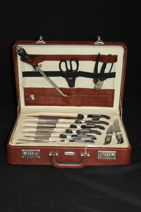 Rosenbaum Solingen knife set, within the original case, unused - Image 2 of 2