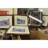 A quantity of prints, mainly Italian scenes from Venice, Rome, Verona, Florence, etc, (Qty)