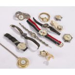 Collection of wristwatches, to include Citron, Timex, Kendal, Limit, Mickey Mouse, together with a