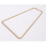 9 carat gold necklace, 4.3 grams