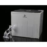 Swarovski Silver Crystal leopard figure, 9cm high, housed in a fitted box