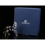 Swarovski horse figure, 11cm high, housed in a fitted case with outer box