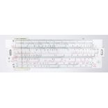 Extremely large Faber-Castell advertising/boardroom slide rule, of typical form, print to both