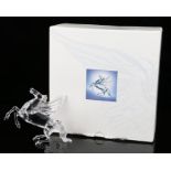 Swarovski Crystal Society annual edition 1998 Fabulous Creatures the Pegasus figure, 12.5cm high,