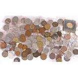 Collection of coins, to include Half Crowns, Pennies, mixed World coins, etc, (qty)
