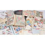 Collection of stamp albums and loose stamps (qty)