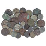 Roman coins, to include Magnentius, Crispus, Valens and others, (qty)