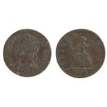 George II Farthing, 1754