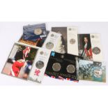 Royal Mint coins, all still packaged, to include two London 2012 £5 coins, Battle of Britain £5,