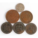 World Coins, to include 10 Guangxu Hu-Pe Province, Egypt Piastres, Nepal Paisa and Zanzibar Pysa, (