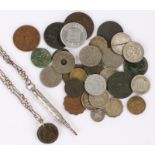 Worldwide coins, to include South African Shilling 1892 and 1894, Tai-Ching-Ti-Kuo copper etc, (