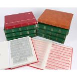 GB stamps. Huge used definitive collection, mainly Queen Elizabeth II in 6x 64 page S/B and 4x other