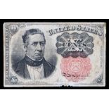 United States Civil War Fractionally Banknote, 50 Cents