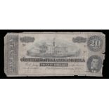 USA, Confederate States American $20, Series 4, 1864