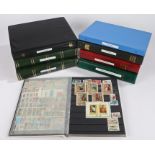 Stamps; Thematic. Christmas, large, duplicated, all world stock in 7x stock books & 2x albums of