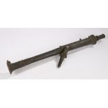 19th Century Malaysian bronze swivel cannon (Lantaka), with a flared end and a tapering shaft,