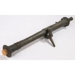 19th Century Malaysian bronze swivel cannon (Lantaka), with a flared end and a tapering shaft,