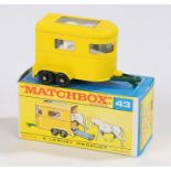 Matchbox, 43 Pony Trailer, boxed as new