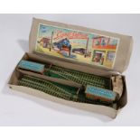 Gescha Signal Station tinplate toy, Made in U.S. Zone-Germany, boxed