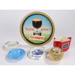 Brewery and similar advertising items to include Guinness thirst prize tray, Mintons souvenir of the
