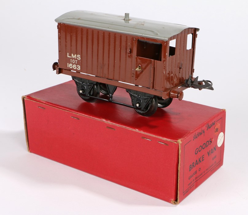 Hornby Trains Goods Brake Van, Gauge O, R164, boxed