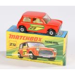 Matchbox Super Fast, 29 Racing Mini, boxed as new