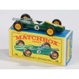 Matchbox, 19 Lotus Racing Car, boxed as new