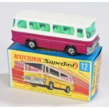 Matchbox Super Fast, 12 Setra Coach, boxed as new