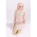 Floradora doll, the porcelain head with marks "Made in Germany Floradora A2/0+M", 34.5cm high