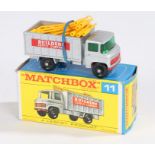 Matchbox, 11 Scaffolding Truck, boxed as new