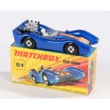 Matchbox Super Fast, 61 Blue Shark, boxed as new