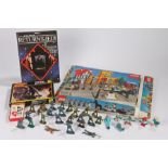 Lego 1592 boxed set, incomplete, together with a Battle Star Galactica puzzle box, Return of the