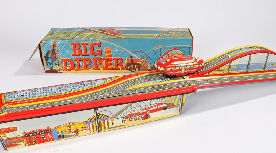 Brimtoy big dipper tin plate toy, model no 9/78, boxed