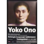 Yoko Ono exhibition poster, "Milloin viimeski nait taivaanrannan? have you seen the horizon