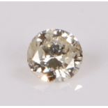 Unmounted diamond, round cut 0.31 carat