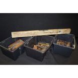 Wood working tools, to include spirit levels, spoke shaves, set squares (qty)