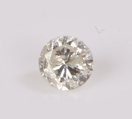 Unmounted diamond, round cut 0.32 carat