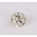 Unmounted diamond, round cut 0.32 carat