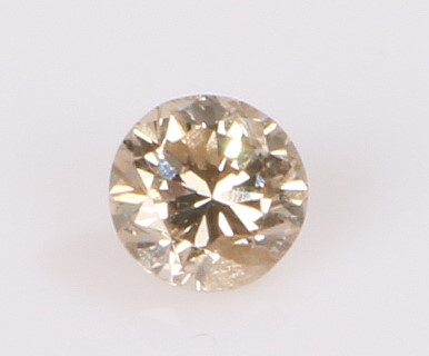 Unmounted diamond, round cut 0.26 carat