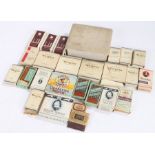 Cigarette packets, circa 1930 - 1950. Qty 20+.