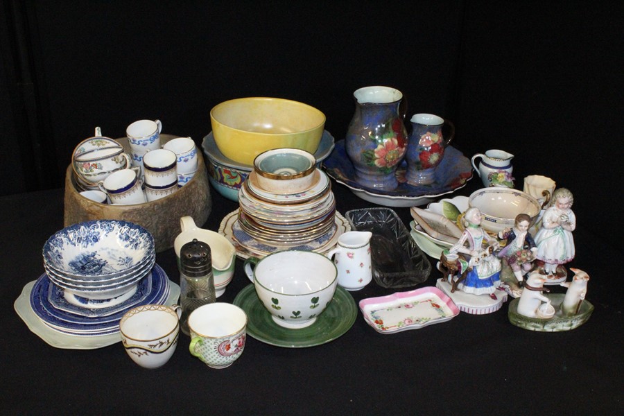 Decorative china, to include teacups and saucers, bowls, jugs, plates, figures etc. (qty)