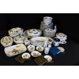 Extensive Royal Worcester Evesham pattern dinner service, to include eight dinner plates, six
