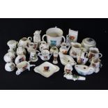 Collection of crested china, to include Goss, Victoria, Shelley etc. (qty)