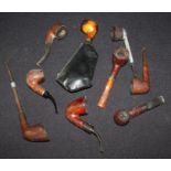Collection of pipes, to include Big Ben and others, (9)