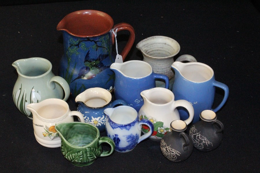 Collection of jugs of various shapes, sizes and designs, (Qty)