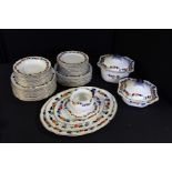 Losol Ware pottery dinner service, Kelling & Co, to include plates, side plates, sop bowls,